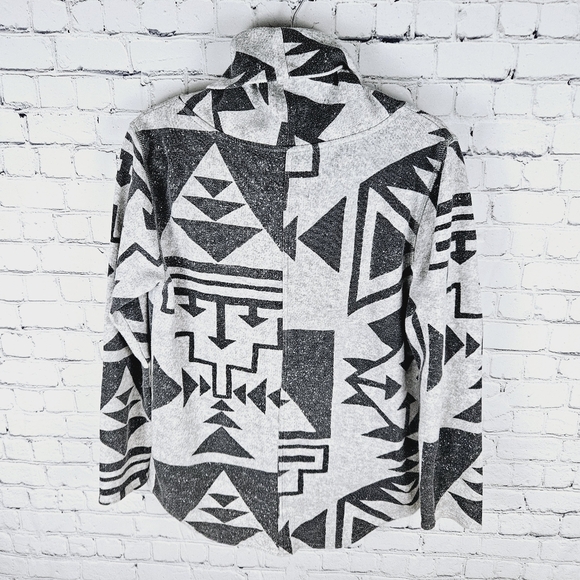 BURTON | Ellmore nordic pattern turtleneck funnel long sleeve pullover sweater - Picture 3 of 7